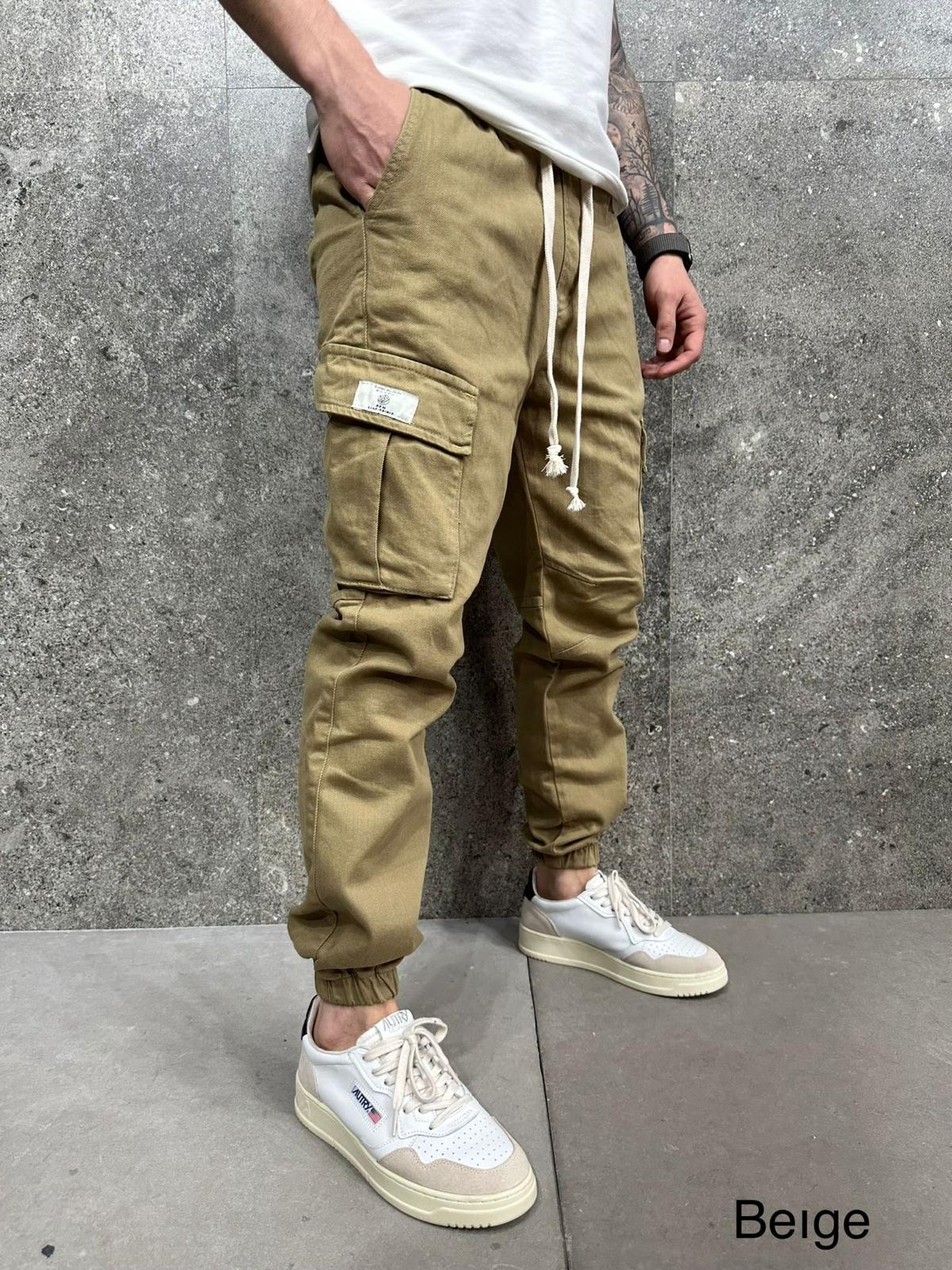 Cargo broek met kniezakken – Stijlvol & functioneel | W29